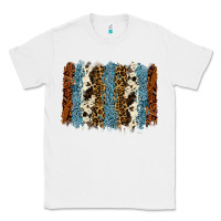 White tool leather leopard cowhide backround Classic Tee - RanaPortraitStore