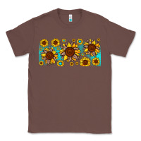 Chestnut leopard sunflower gemstone Classic Tee - JahusDesignShop