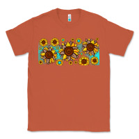 Copper leopard sunflower gemstone Classic Tee - JahusDesignShop