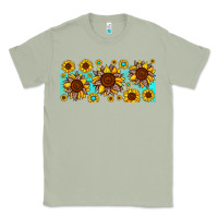 Matcha leopard sunflower gemstone Classic Tee - JahusDesignShop