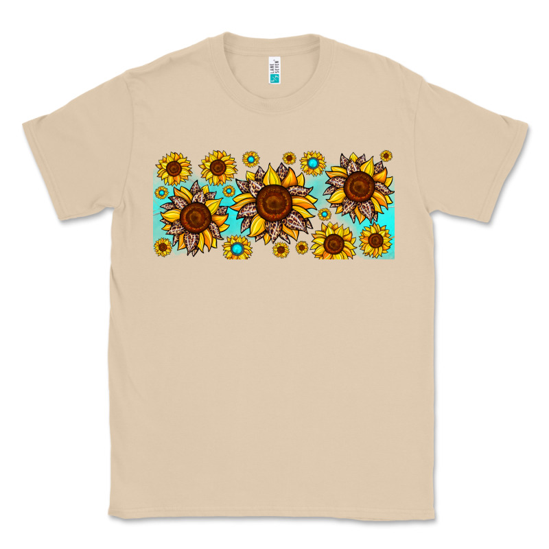 Leopard Sunflower Gemstone Classic Tee by JahusDesignShop | Teevron
