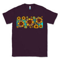 Plum leopard sunflower gemstone Classic Tee - JahusDesignShop