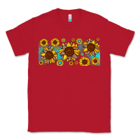 Red leopard sunflower gemstone Classic Tee - JahusDesignShop