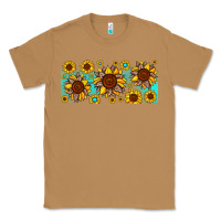 Toasted Coconut leopard sunflower gemstone Classic Tee - JahusDesignShop