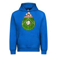 Cobalt baseball and western roses teardrop Urban Hoodie - BundleAndBundleShop