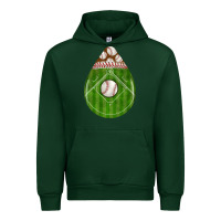 Forest Green baseball and western roses teardrop Urban Hoodie - BundleAndBundleShop