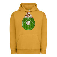 Pigment Peanut Butter baseball and western roses teardrop Urban Hoodie - BundleAndBundleShop