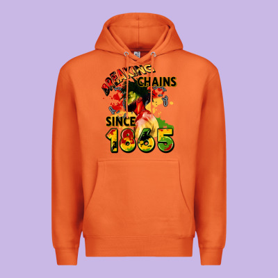Breaking Chains Since 1865 Premium Hoodie Designed By Cowgirlartshop