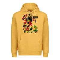 Mustard breaking chains since 1865 Premium Hoodie - CowGirlArtShop
