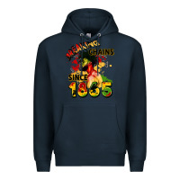Navy breaking chains since 1865 Premium Hoodie - CowGirlArtShop