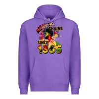 Purple breaking chains since 1865 Premium Hoodie - CowGirlArtShop