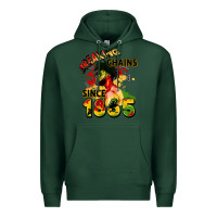 Sports Green breaking chains since 1865 Premium Hoodie - CowGirlArtShop