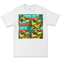 White camouflage serape gemstone seamless pattern Premium Tee - BundleAndBundleShop