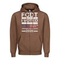 Chestnut hell yeah i voted trump and will do it again 2020 Zipper Hoodie - Bettercallsaul