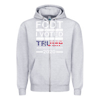 Heather Grey hell yeah i voted trump and will do it again 2020 Zipper Hoodie - Bettercallsaul