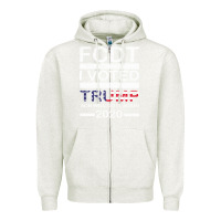 Oatmeal Heather hell yeah i voted trump and will do it again 2020 Zipper Hoodie - Bettercallsaul