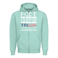 Seafoam hell yeah i voted trump and will do it again 2020 Zipper Hoodie - Bettercallsaul