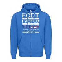 True Royal hell yeah i voted trump and will do it again 2020 Zipper Hoodie - Bettercallsaul