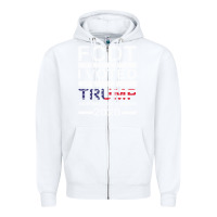 White hell yeah i voted trump and will do it again 2020 Zipper Hoodie - Bettercallsaul