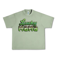 Oil Green lucky mama Urban Heavy Tee - MaliasSmallBusiness