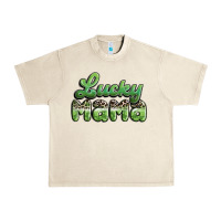 Sandshell lucky mama Urban Heavy Tee - MaliasSmallBusiness