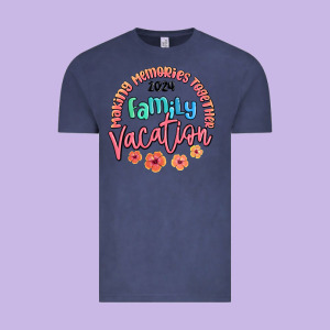 Making Memories Together Family Vacation 2024 Vintage Tee Designed By Maliassmallbusiness