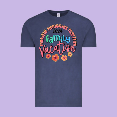 Making Memories Together Family Vacation 2024 Vintage Tee Designed By Maliassmallbusiness
