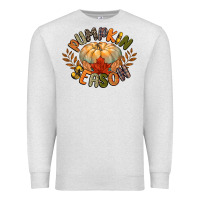 Oatmeal Heather pumpkin season Premium Sweatshirt - CowGirlArtShop