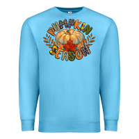 Ocean Blue pumpkin season Premium Sweatshirt - CowGirlArtShop