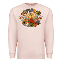 Pale Pink pumpkin season Premium Sweatshirt - CowGirlArtShop