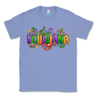 Colony Blue mardi gras louisiana Classic Tee - MaliasSmallBusiness