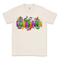 Natural mardi gras louisiana Classic Tee - MaliasSmallBusiness