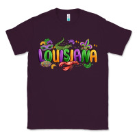 Plum mardi gras louisiana Classic Tee - MaliasSmallBusiness