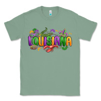 Sage mardi gras louisiana Classic Tee - MaliasSmallBusiness