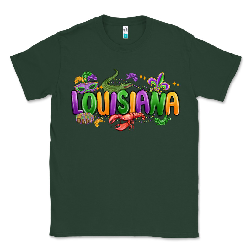 Mardi Gras Louisiana Classic Tee by MaliasSmallBusiness | Teevron