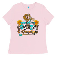 Raised On Country And Sunshine Ladies Tee | Teevron