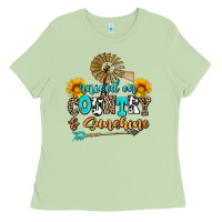 Matcha raised on country and sunshine Ladies Tee - AdoDesignShop