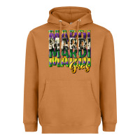 Meerkat cowhide mardi gras Heavyweight Hoodie - CowGirlArtShop