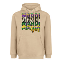 Mushroom cowhide mardi gras Heavyweight Hoodie - CowGirlArtShop