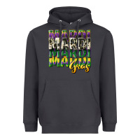Smoke cowhide mardi gras Heavyweight Hoodie - CowGirlArtShop