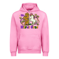 Fuchsia Pink my first mardi gras unicorn Urban Hoodie - FaDigitalArtStudio