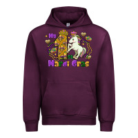 Mauve Wine my first mardi gras unicorn Urban Hoodie - FaDigitalArtStudio