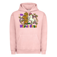 Pigment Salmon my first mardi gras unicorn Urban Hoodie - FaDigitalArtStudio