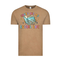 Vintage Coffee books are my social life Vintage Tee - MaliasSmallBusiness