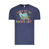 Vintage Denim books are my social life Vintage Tee - MaliasSmallBusiness