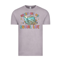 Vintage Zinc books are my social life Vintage Tee - MaliasSmallBusiness
