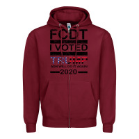 Burgundy hell yeah i voted trump and will do it again 2020 Zipper Hoodie - Bettercallsaul