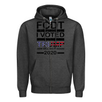 Charcoal Heather hell yeah i voted trump and will do it again 2020 Zipper Hoodie - Bettercallsaul