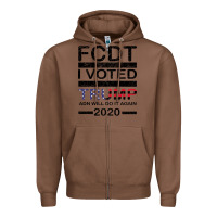Chestnut hell yeah i voted trump and will do it again 2020 Zipper Hoodie - Bettercallsaul