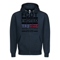 Navy hell yeah i voted trump and will do it again 2020 Zipper Hoodie - Bettercallsaul
